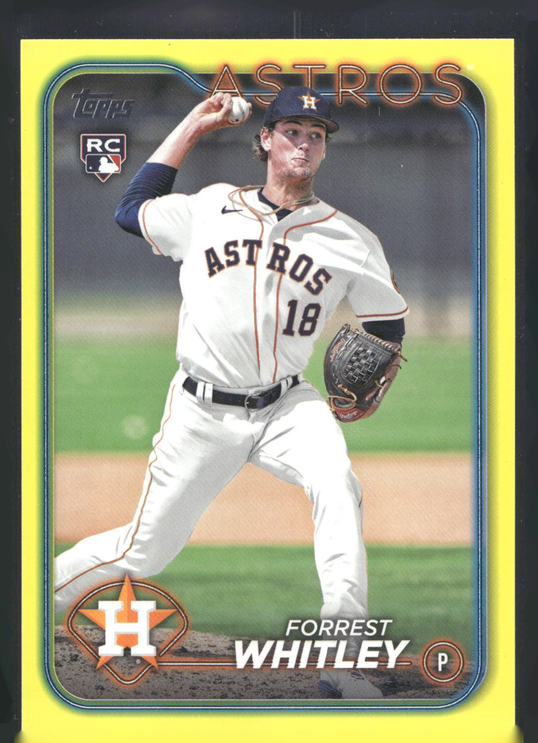 2024 Topps Update #US61 Forrest Whitley Yellow