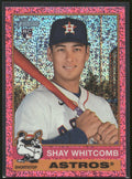 2025 Topps Heritage #362 Shay Whitcomb Chrome Pink Sparkle Refractor