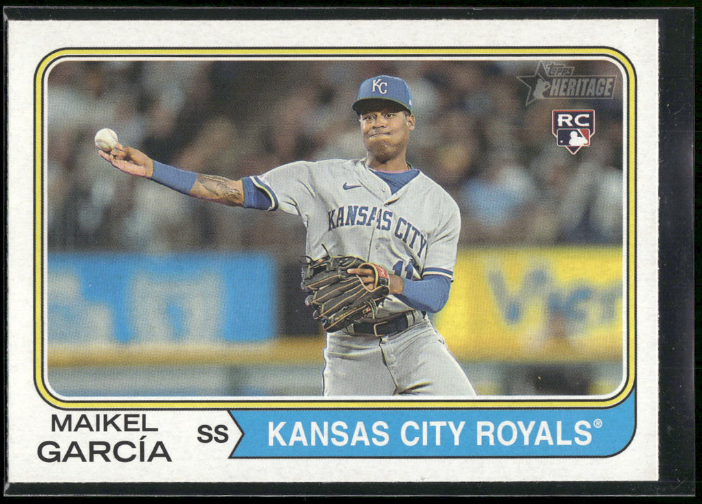 2023 Topps Heritage #311 Maikel García