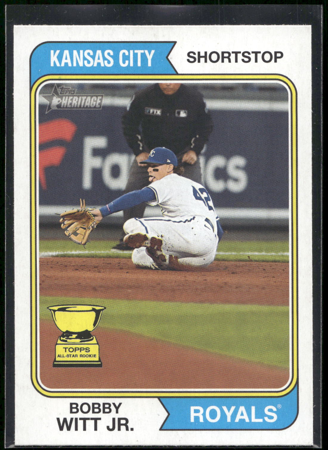 2023 Topps Heritage #85 Bobby Witt Jr.
