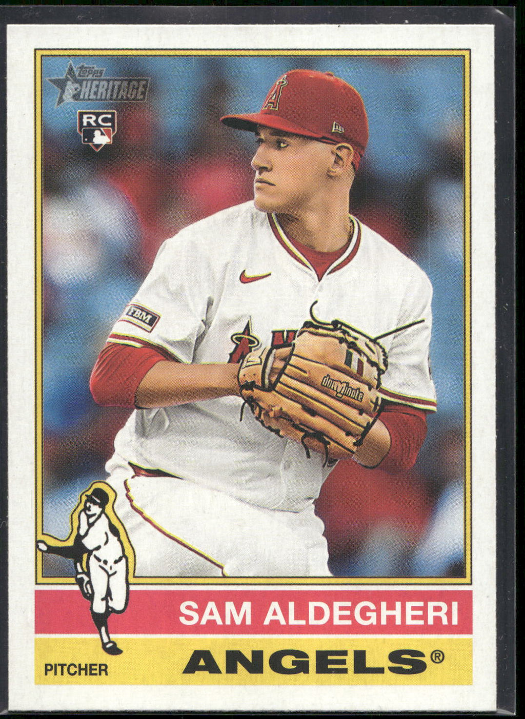 2025 Topps Heritage #322 Sam Aldegheri