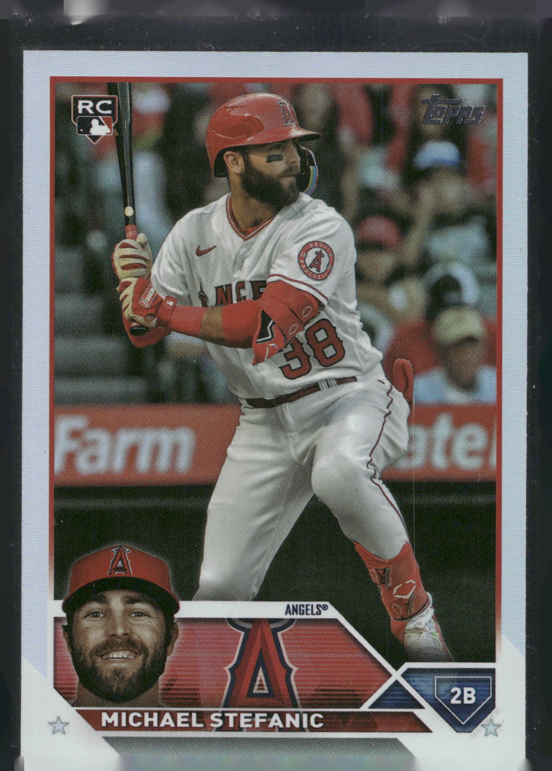 2023 Topps Update #US124 Michael Stefanic Rainbow Foil