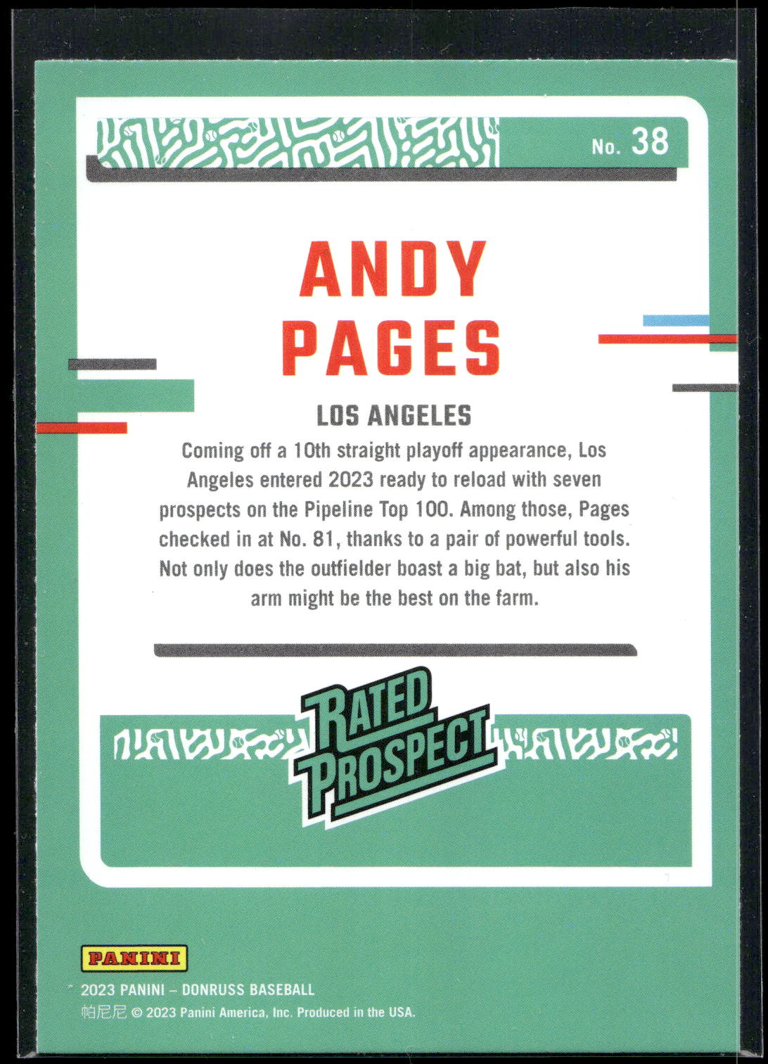 2023 Donruss #38 Andy Pages