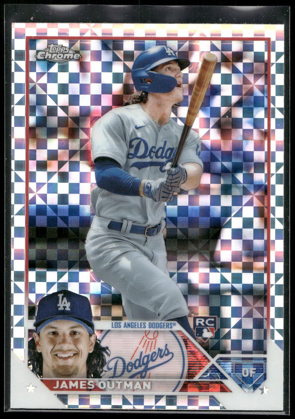 2023 Topps Chrome #81 James Outman X-Fractors