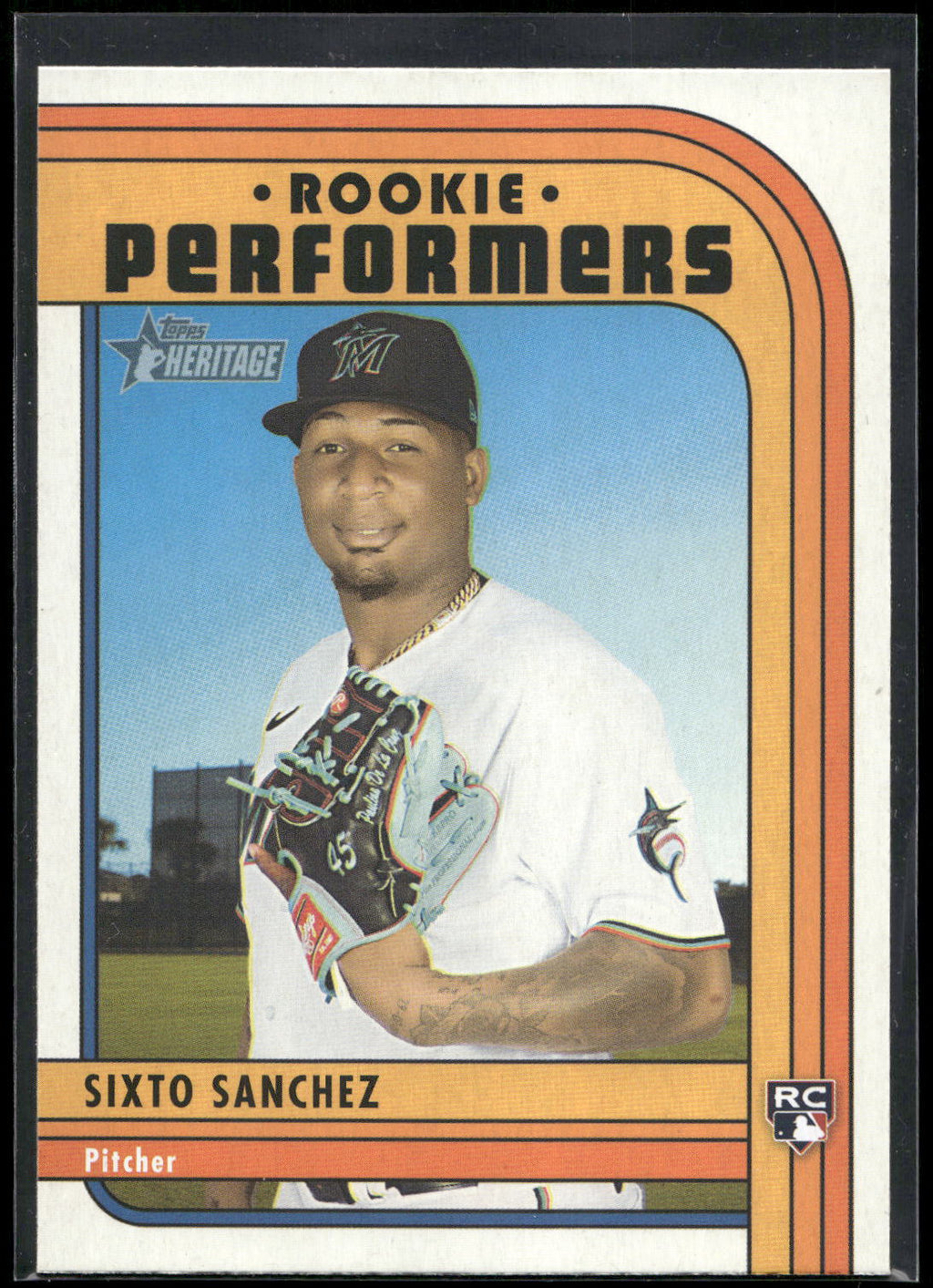 2021 Topps Heritage #RP-3 Sixto Sanchez Rookie Performers