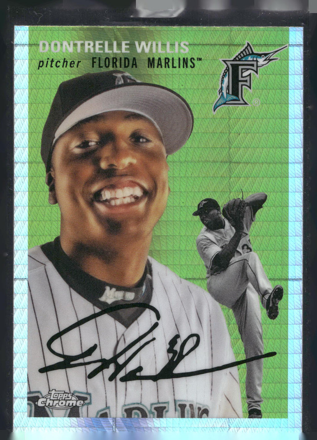 2023 Topps Chrome Platinum Anniversary #53 Dontrelle Willis Prism Refractors