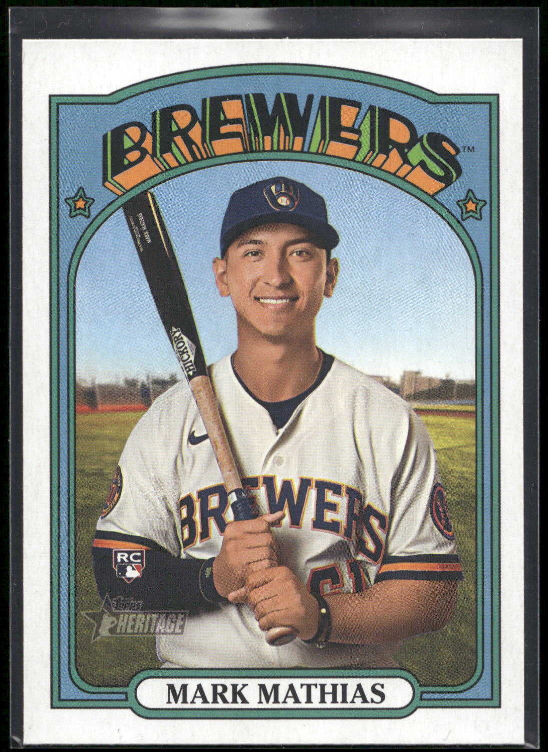 2021 Topps Heritage #694 Mark Mathias