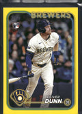 2024 Topps Update #US310 Oliver Dunn Yellow