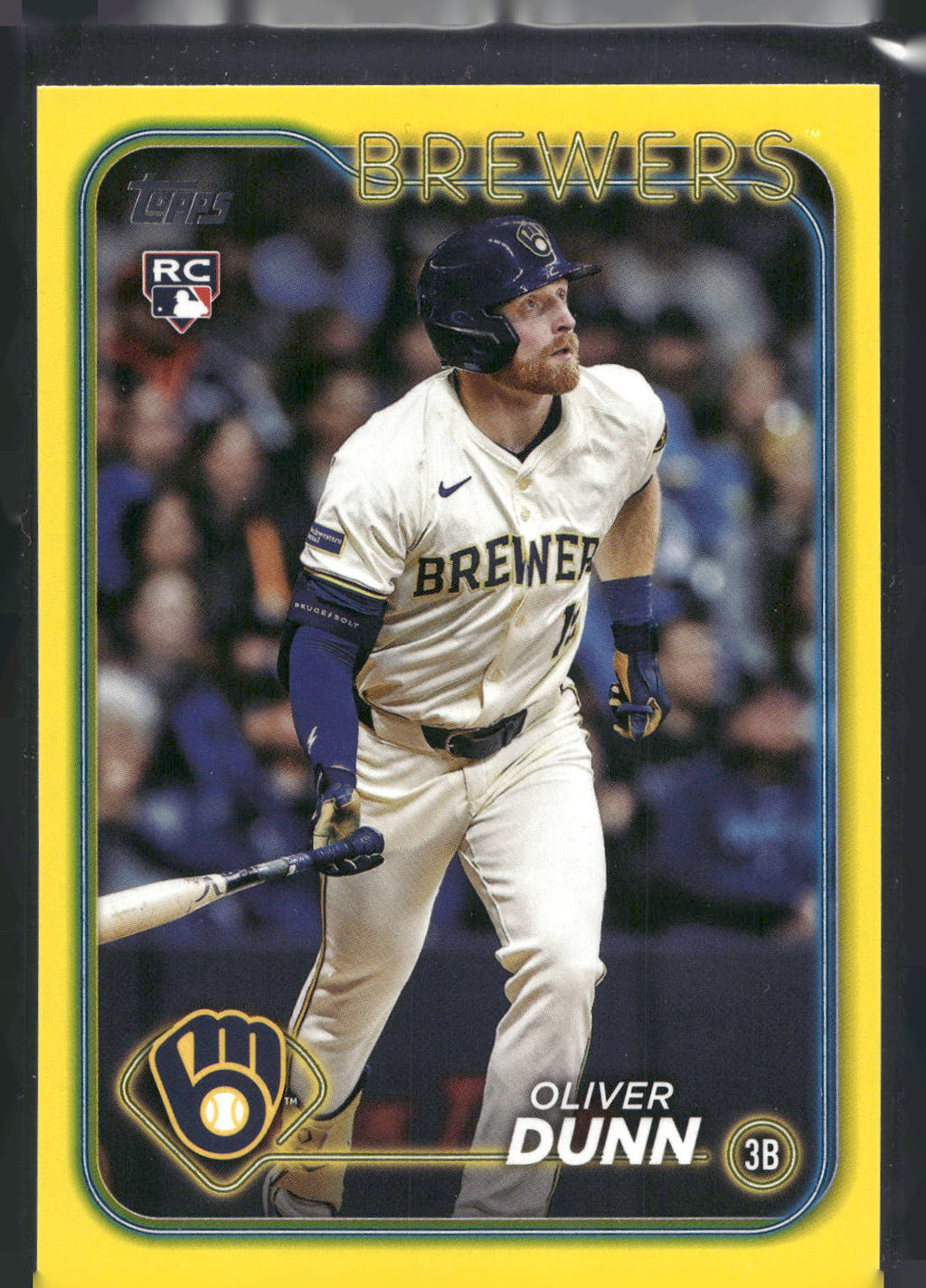 2024 Topps Update #US310 Oliver Dunn Yellow