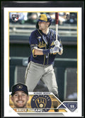 2023 Topps #530 Brice Turang Gold Star