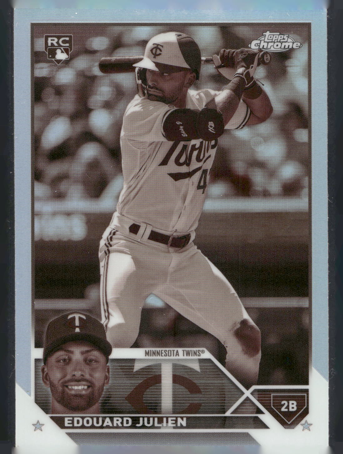 2023 Topps Chrome Update #USC79 Edouard Julien Sepia