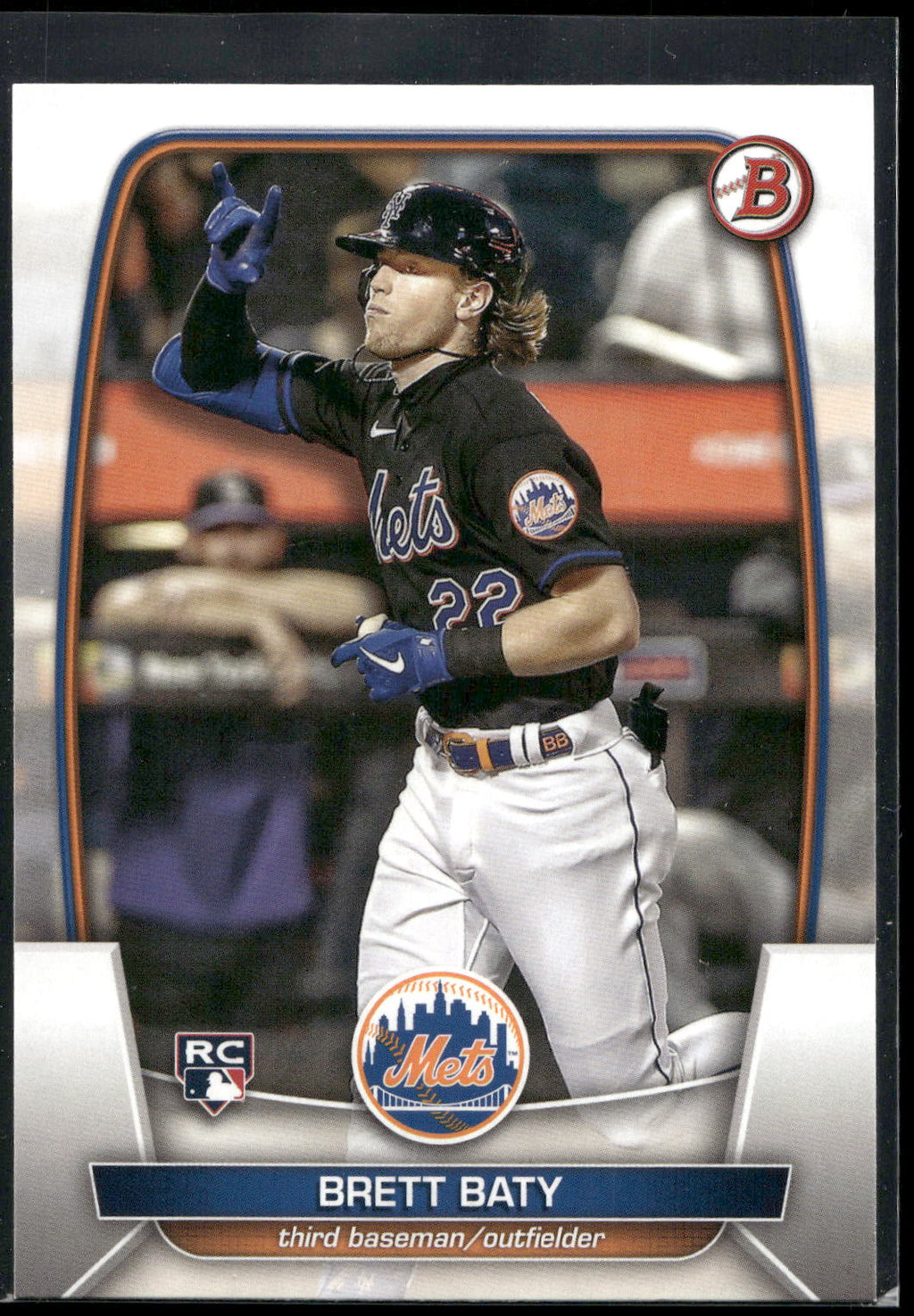 2023 Bowman #80 Brett Baty