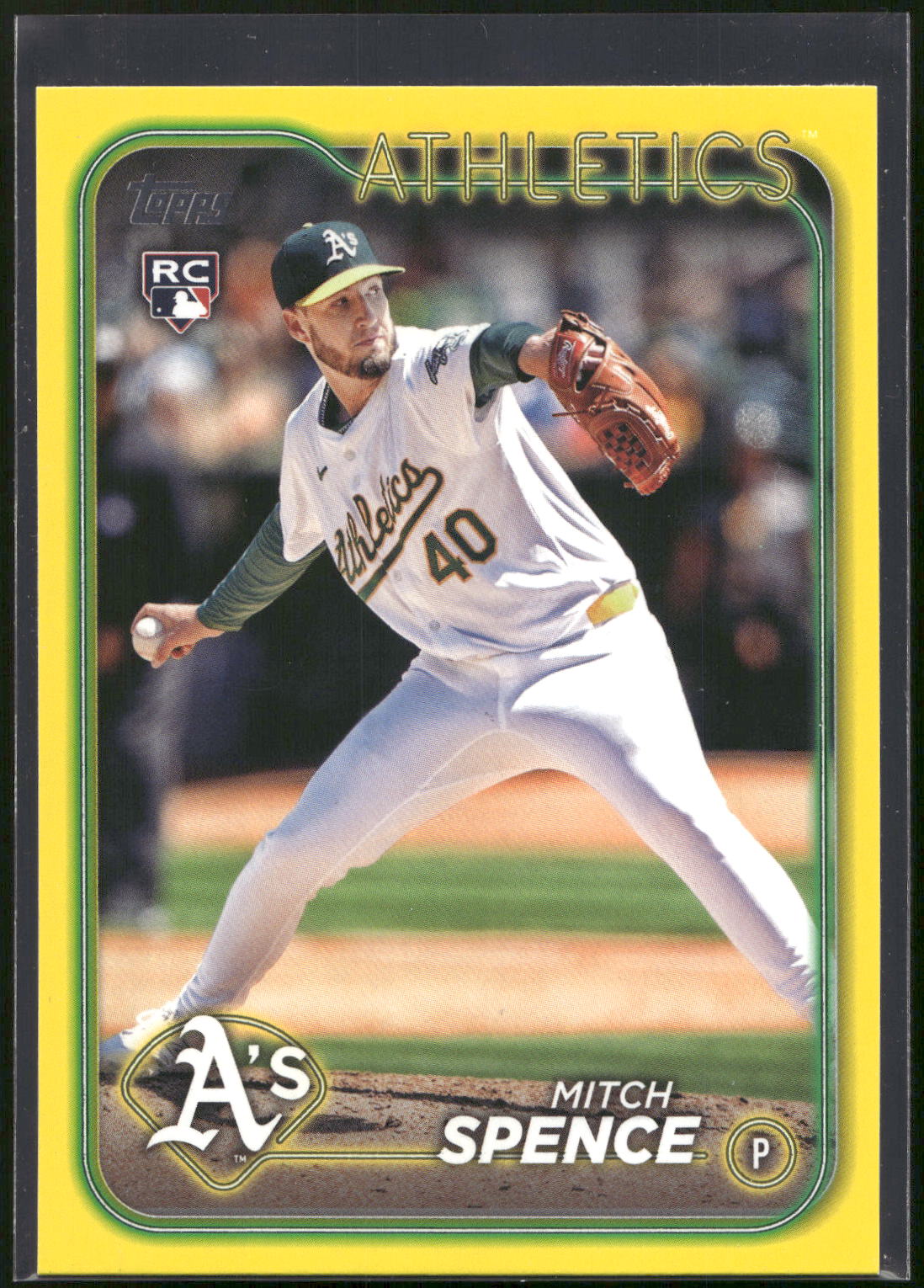 2024 Topps Update #US28 Mitch Spence Yellow