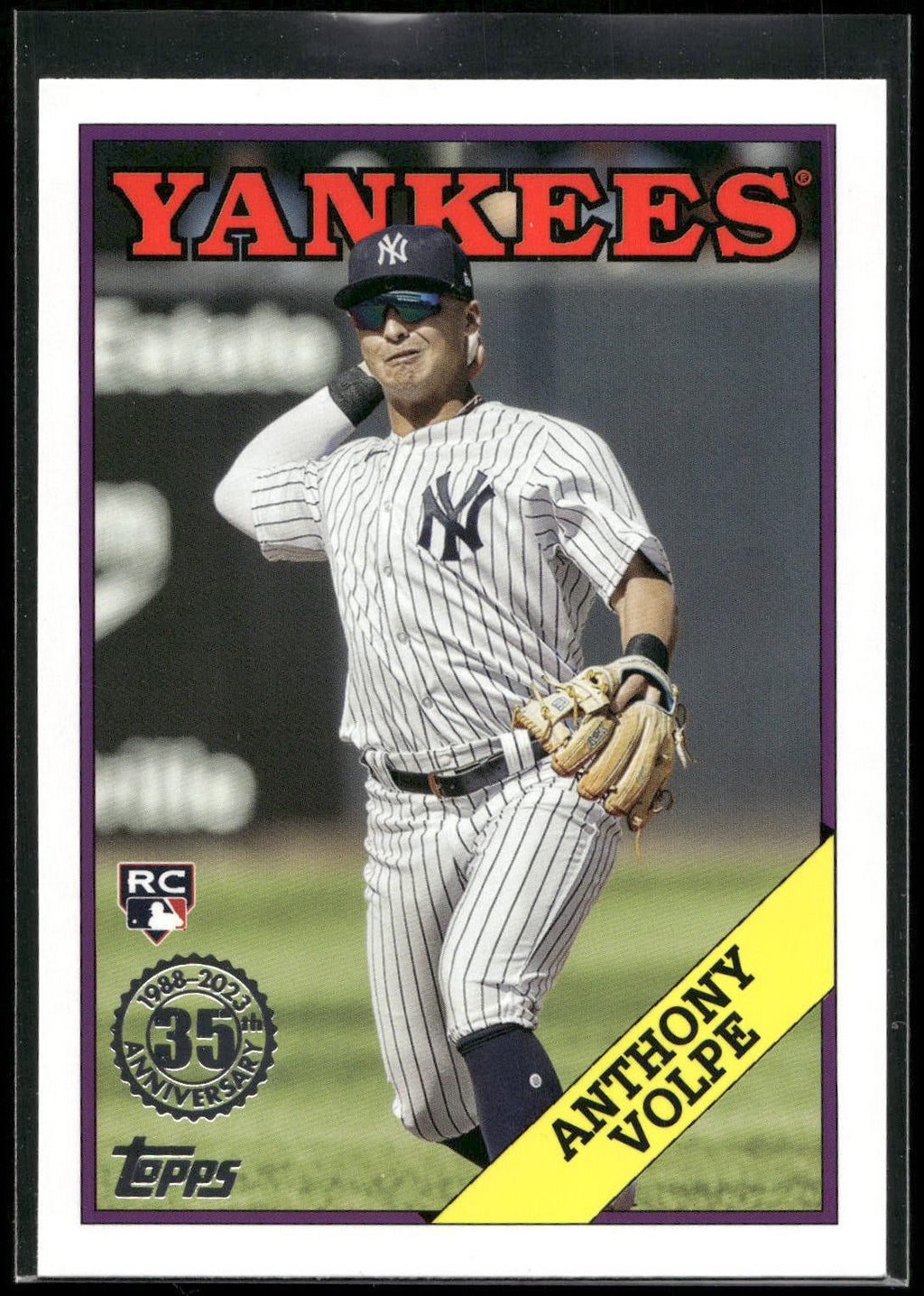 2023 Topps Update #88US-50 Anthony Volpe 1988 Topps Baseball 35th Anniversary