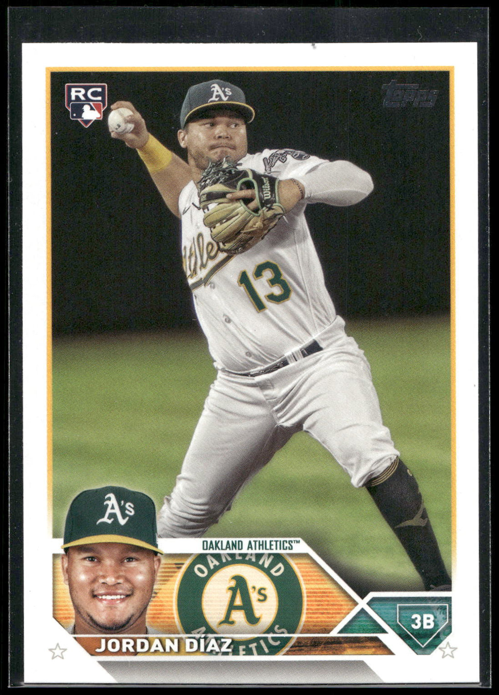 2023 Topps #423 Jordan Díaz