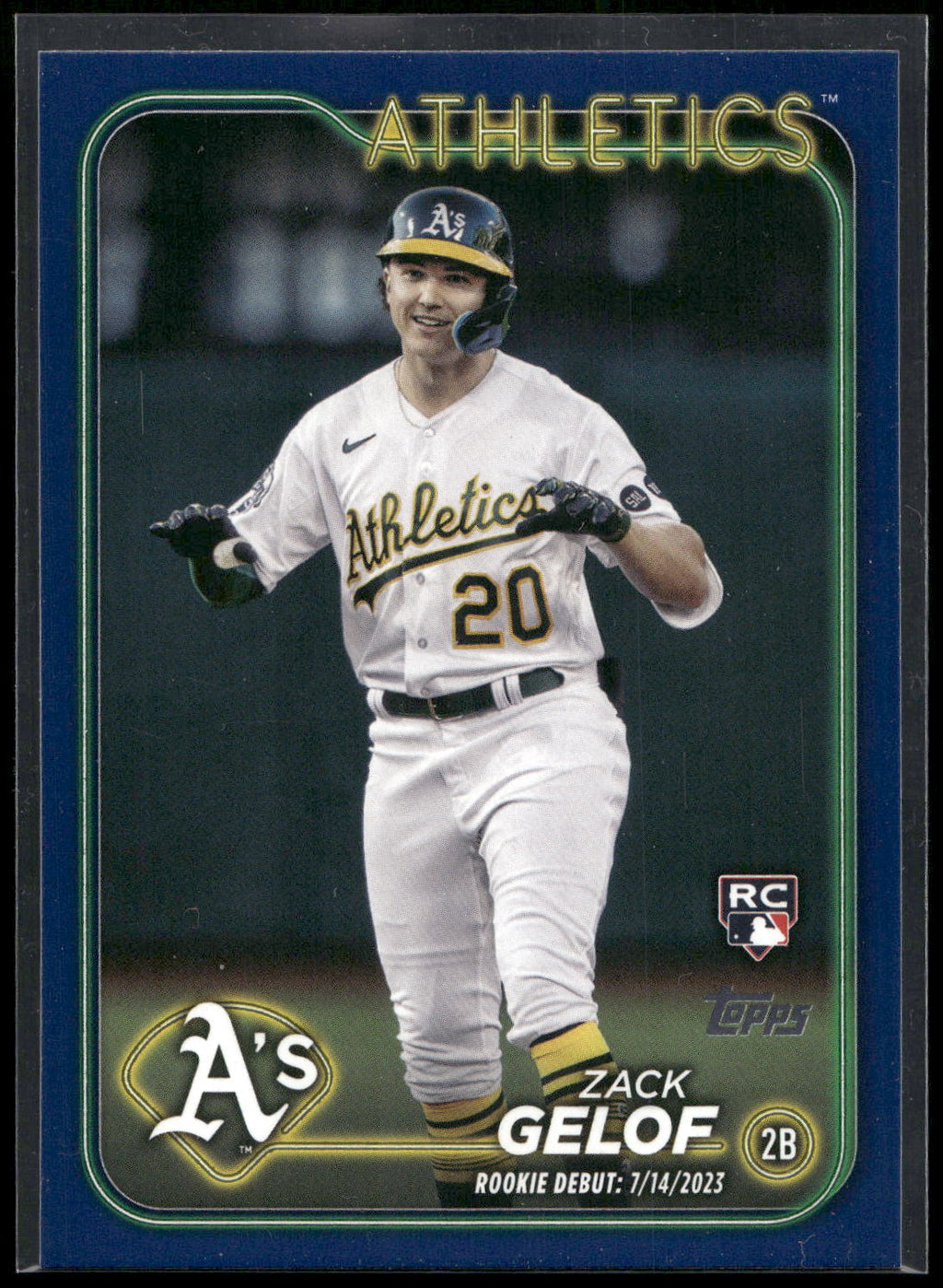 2024 Topps Update #US131 Zack Gelof Royal Blue