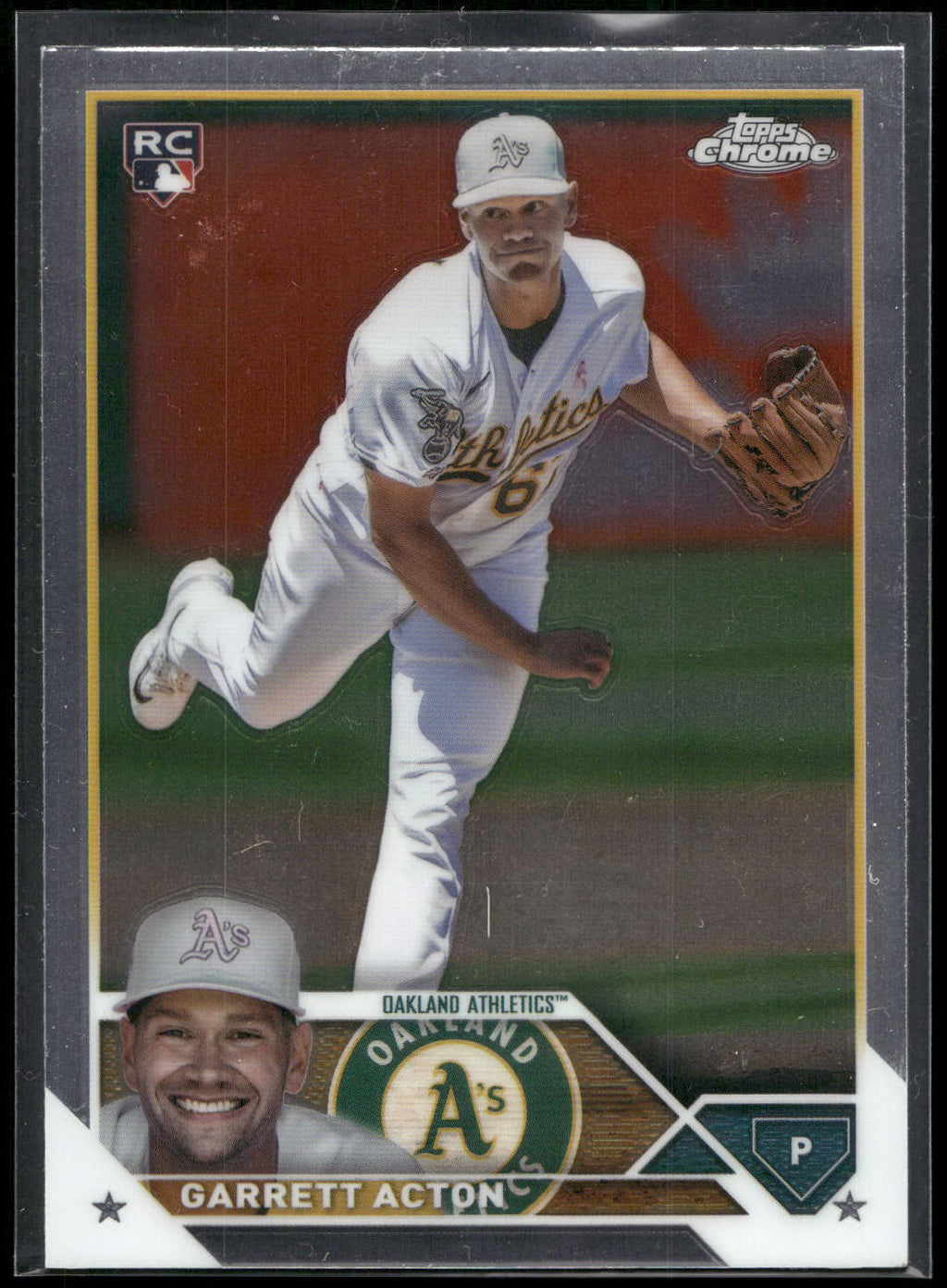 2023 Topps Chrome Update #USC180 Garrett Acton