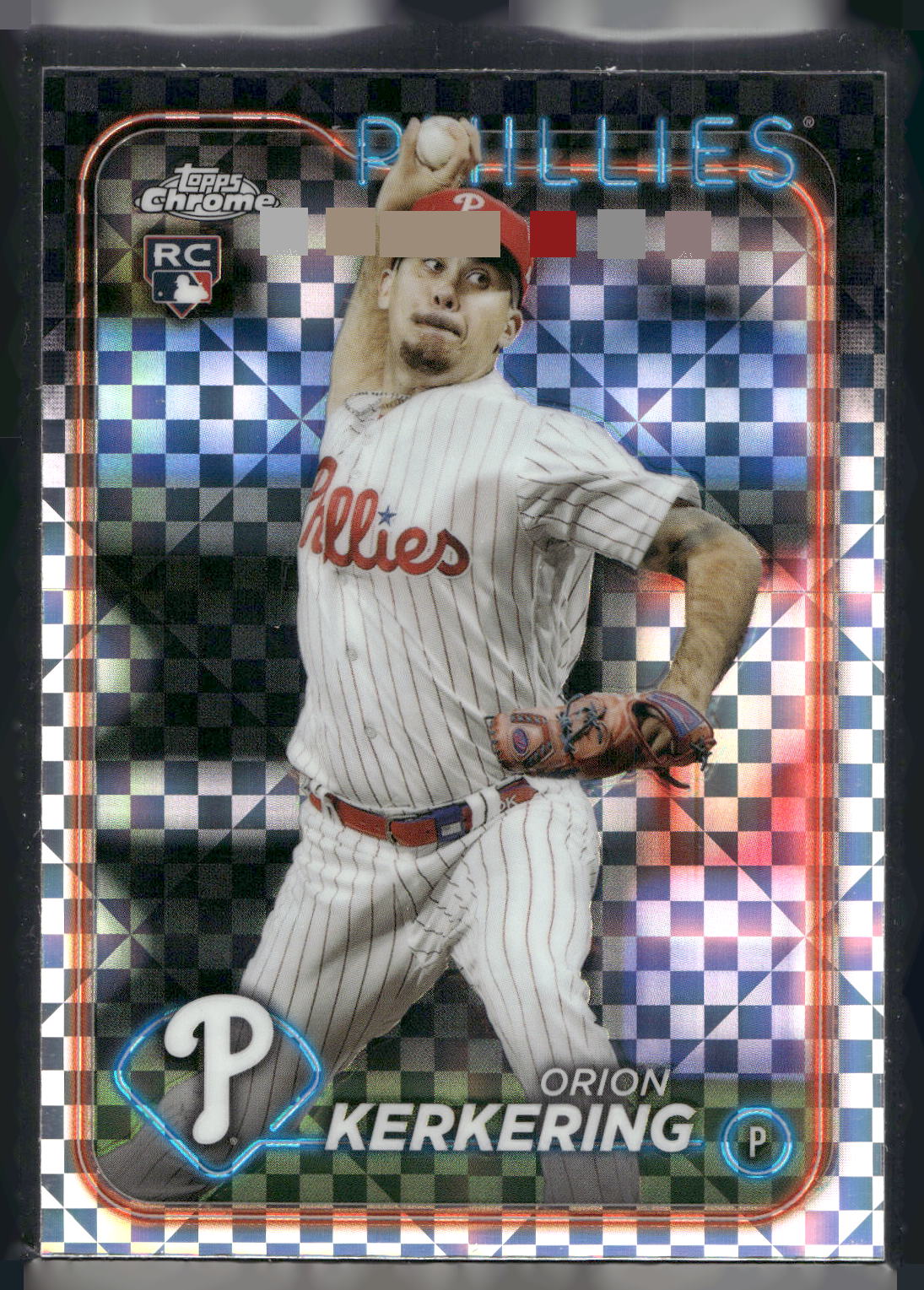 2024 Topps Chrome #180 Orion Kerkering X-Fractors