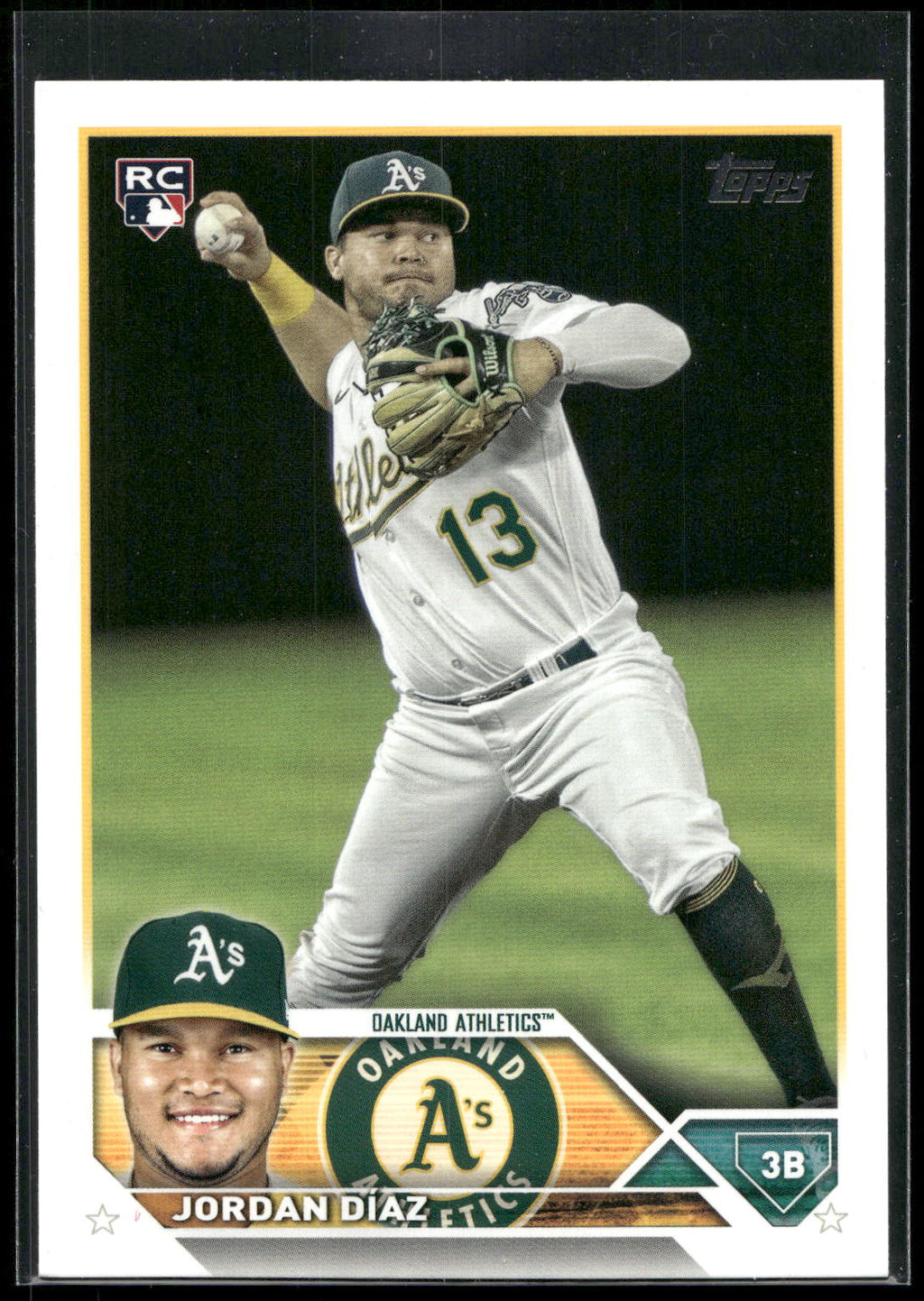 2023 Topps #423 Jordan Díaz