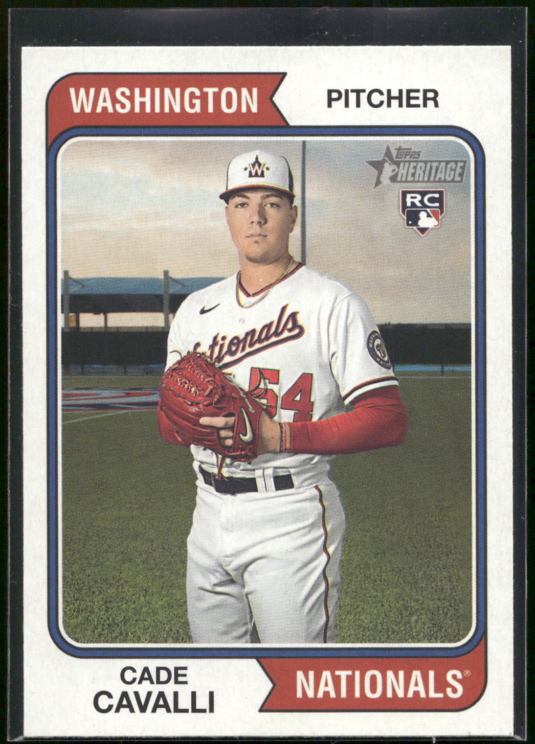 2023 Topps Heritage #188 Cade Cavalli