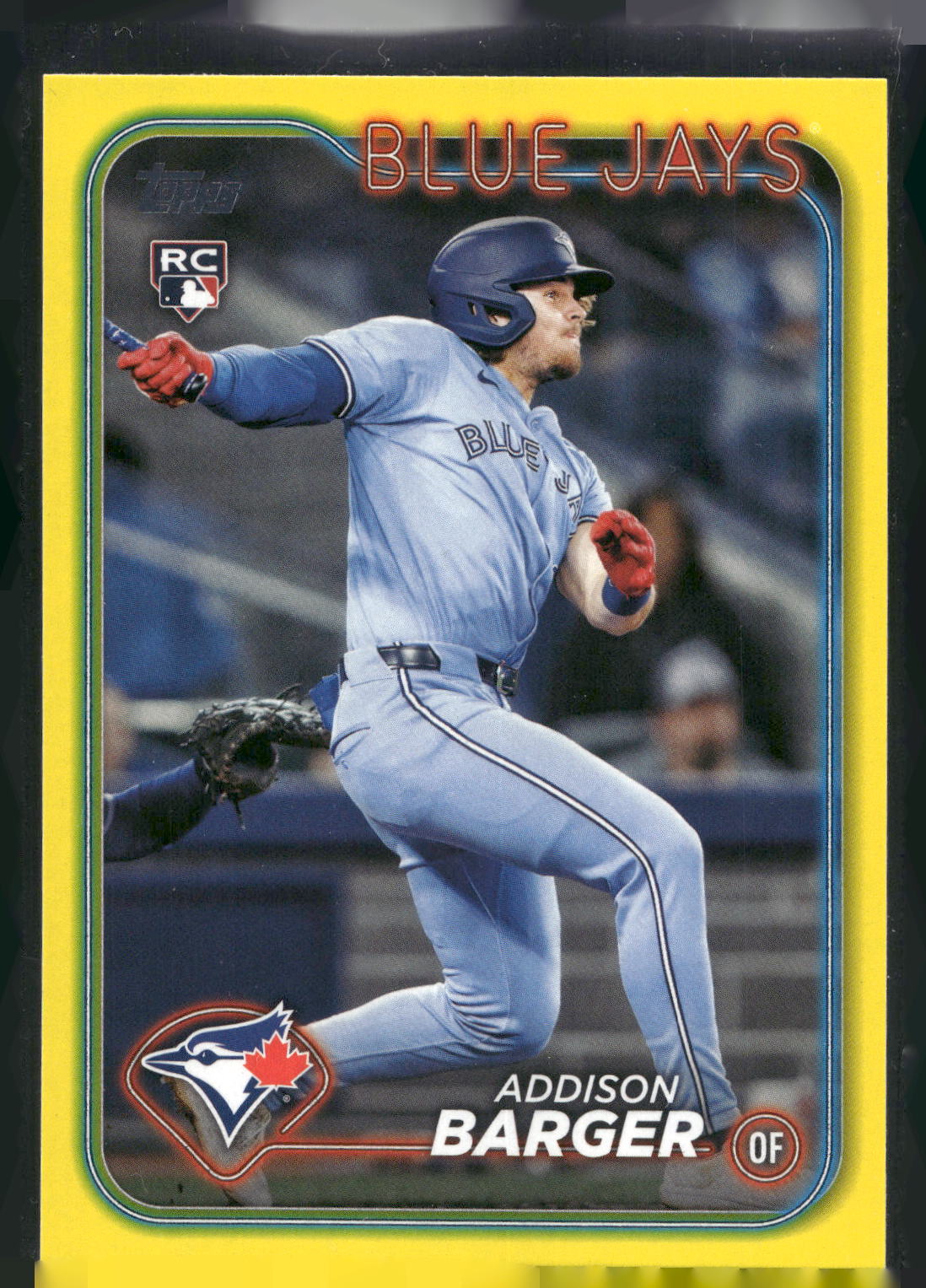 2024 Topps Update #US336 Addison Barger Yellow