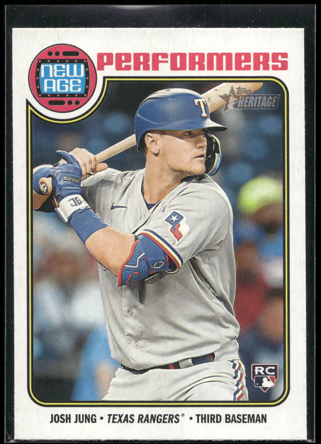 2023 Topps Heritage #NA-17 Josh Jung New Age Performers