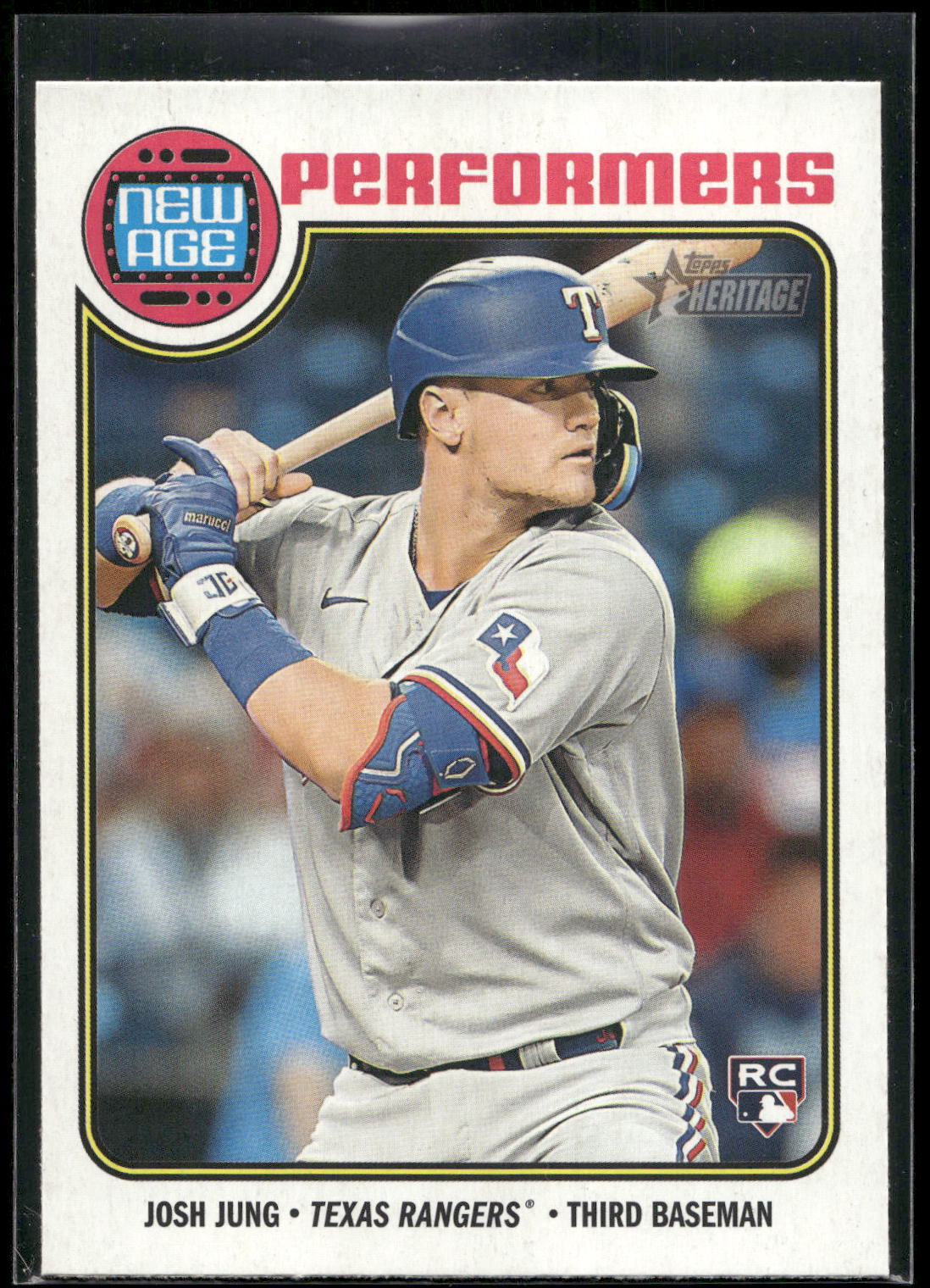 2023 Topps Heritage #NA-17 Josh Jung New Age Performers