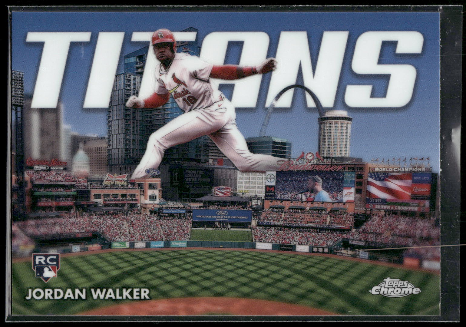 2023 Topps Chrome Update #CT-15 Jordan Walker Titans