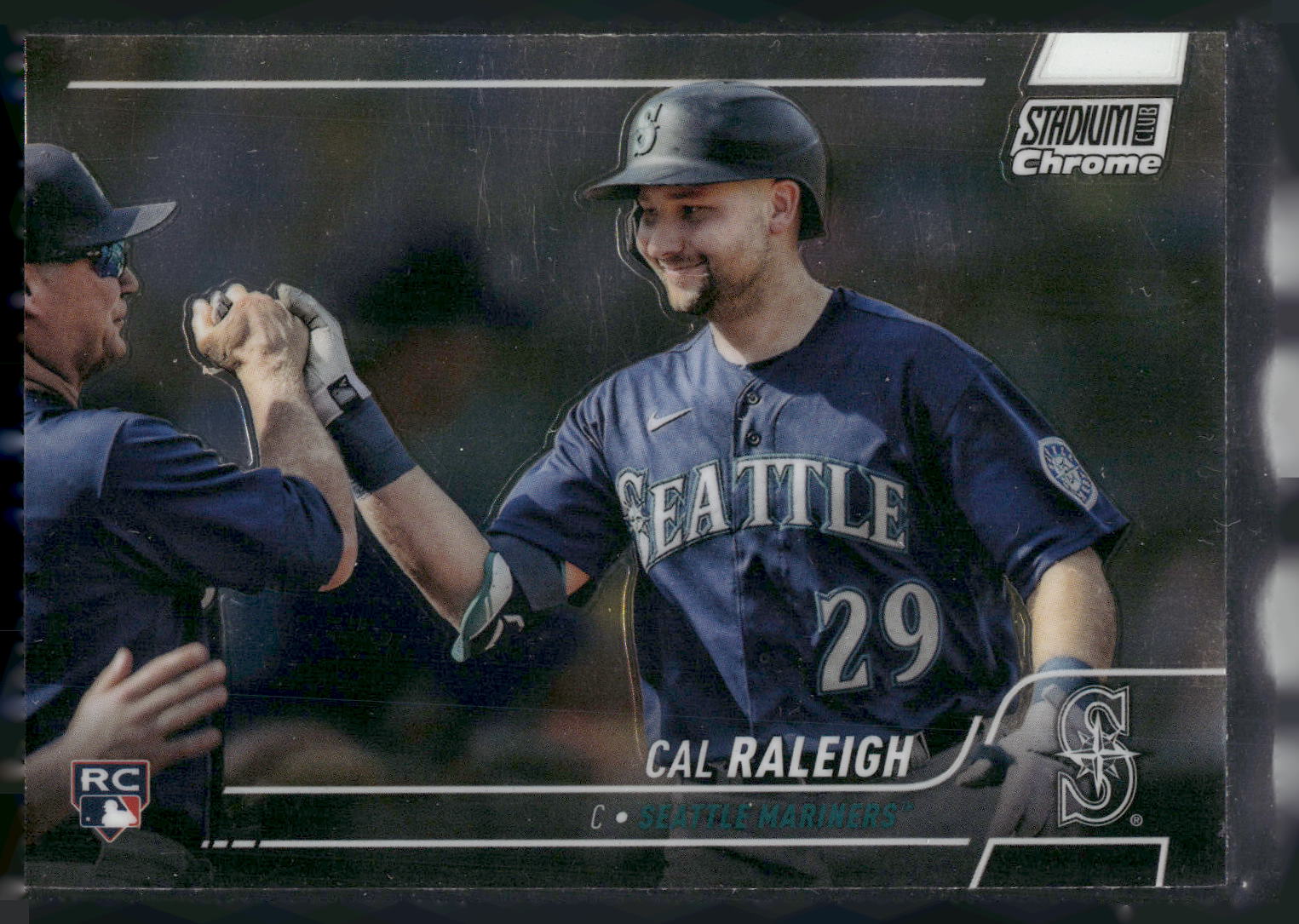 2022 Stadium Club Chrome #255 Cal Raleigh