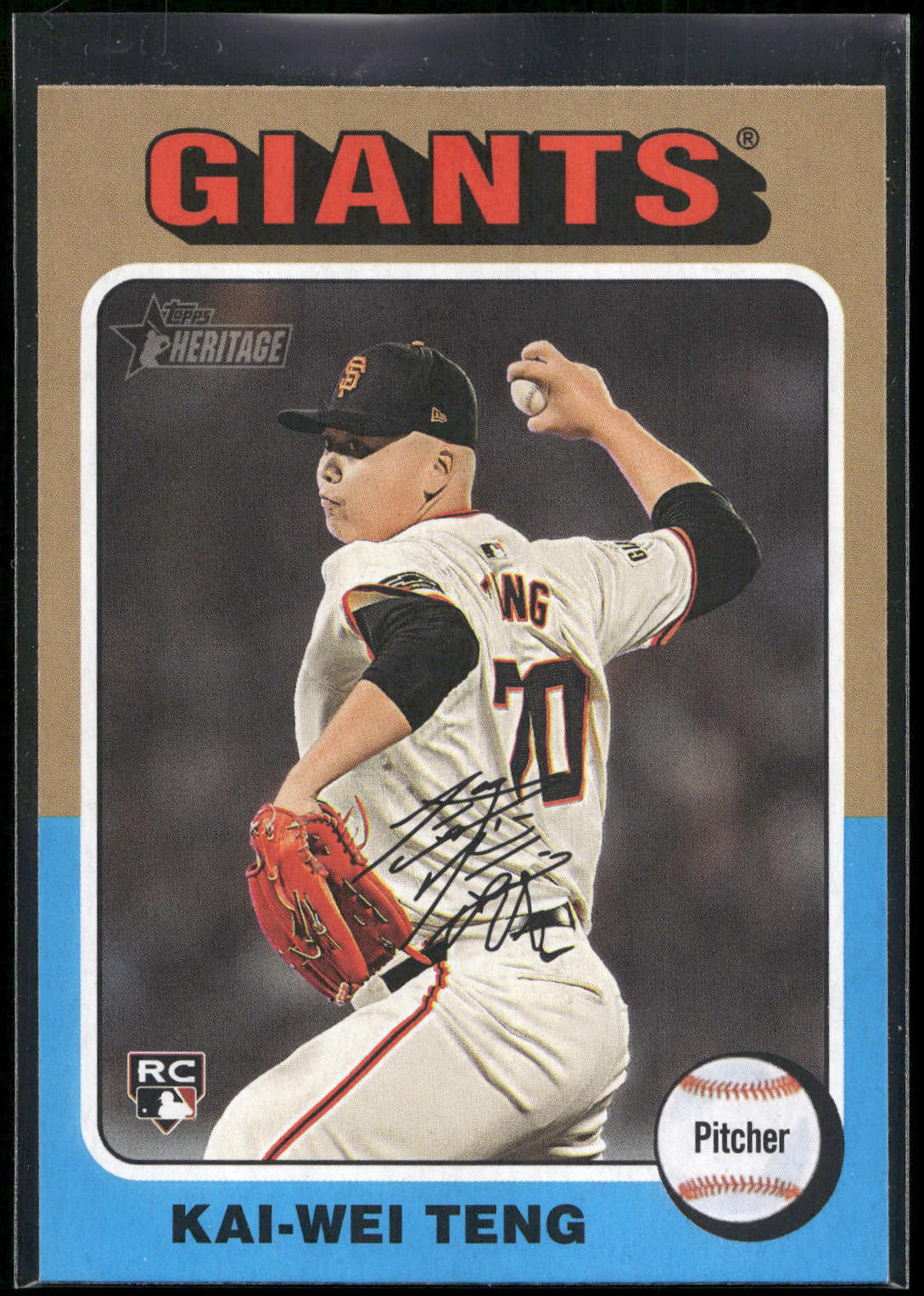 2024 Topps Heritage #638 Kai-Wei Teng