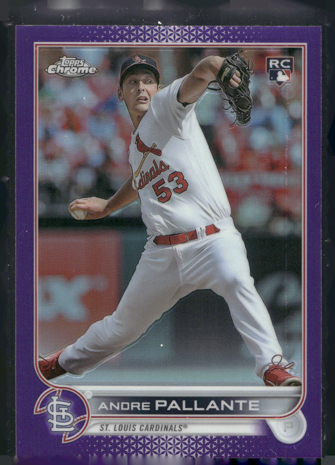 2022 Topps Chrome Update #USC107 Andre Pallante Purple Refractor