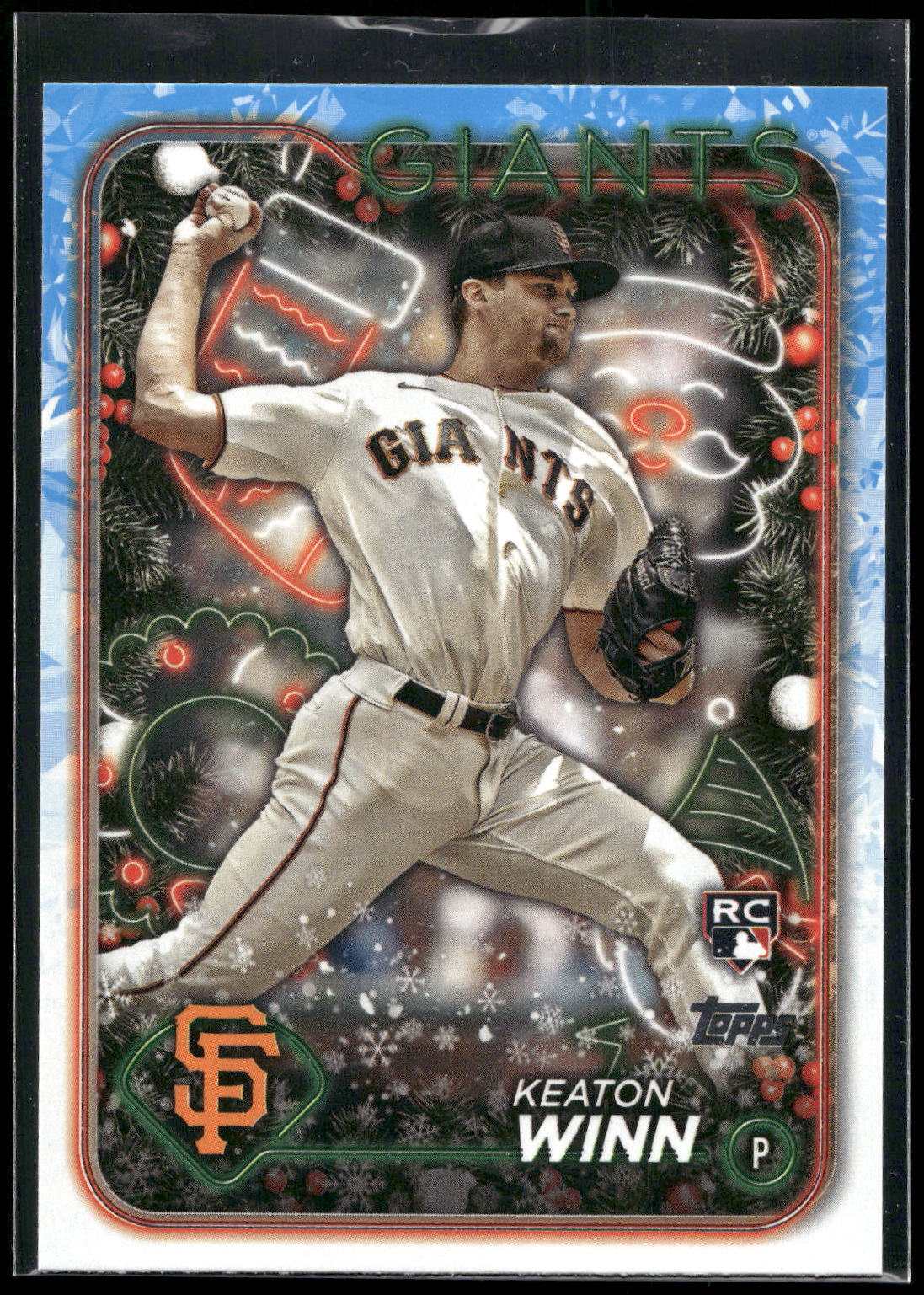 2024 Topps Holiday #H164 Keaton Winn
