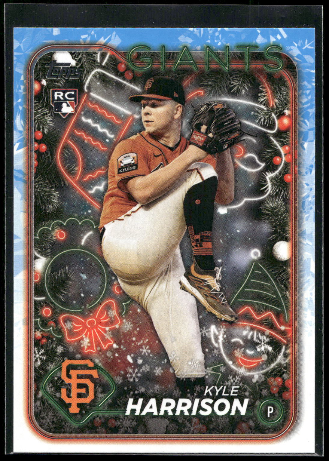 2024 Topps Holiday #H175 Kyle Harrison