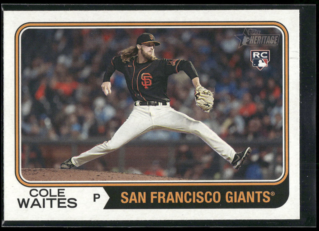 2023 Topps Heritage #258 Cole Waites
