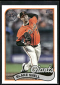 2024 Topps Update #89US-32 Blake Snell 1989 Topps Baseball 35th Anniversary