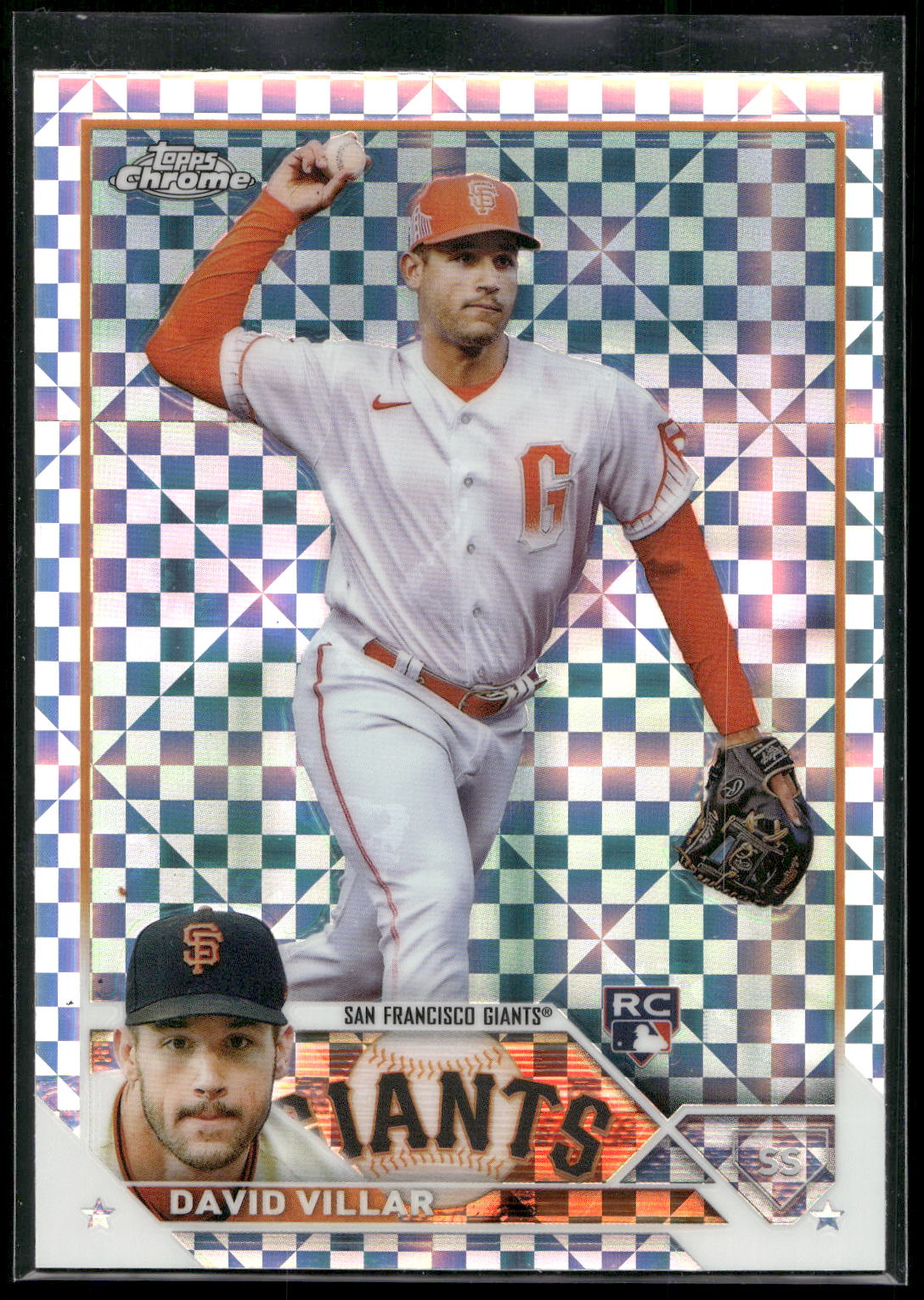2023 Topps Chrome #117 David Villar X-Fractors
