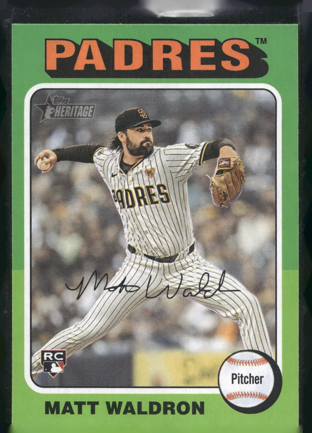 2024 Topps Heritage #604 Matt Waldron