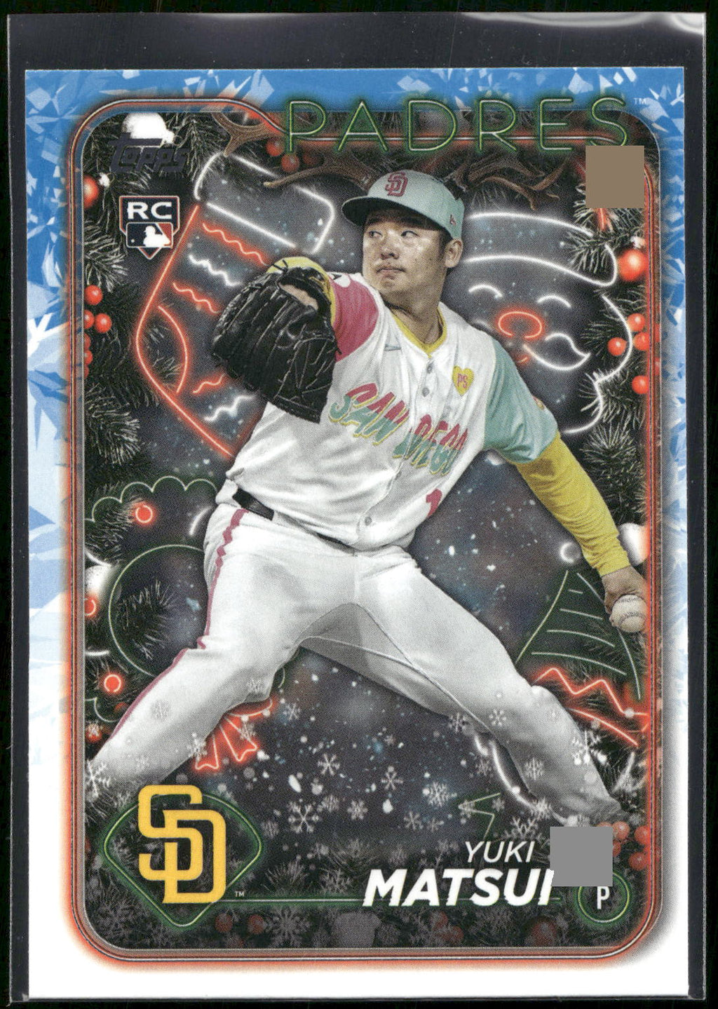 2024 Topps Holiday #H191 Yuki Matsui