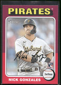 2024 Topps Heritage #318b Nick Gonzales