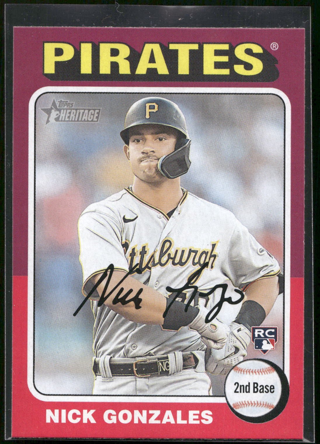 2024 Topps Heritage #318b Nick Gonzales