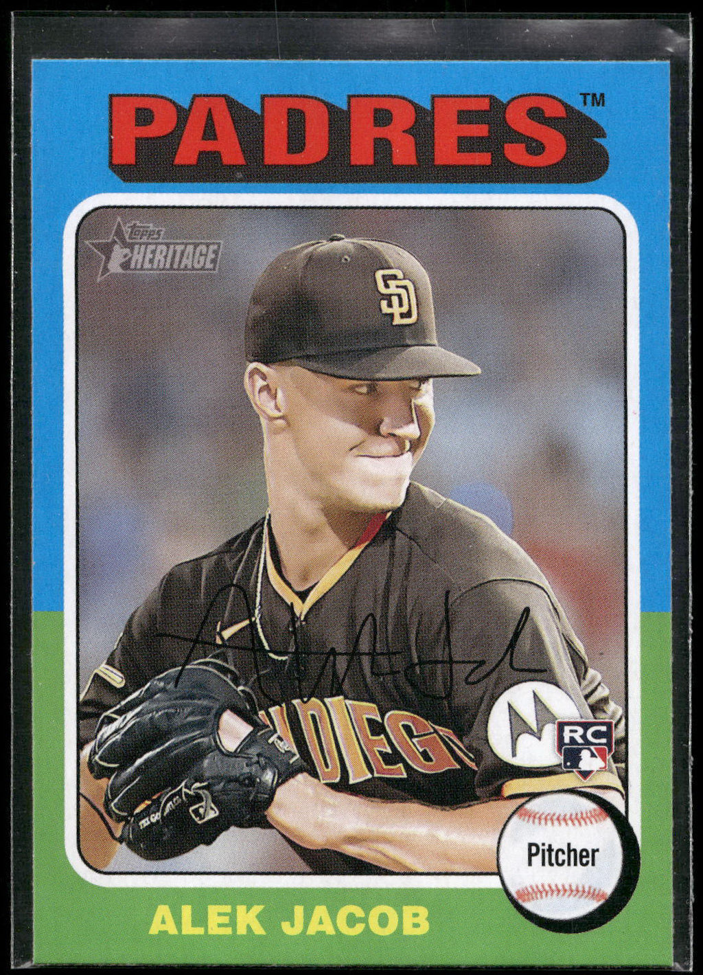 2024 Topps Heritage #184 Alek Jacob