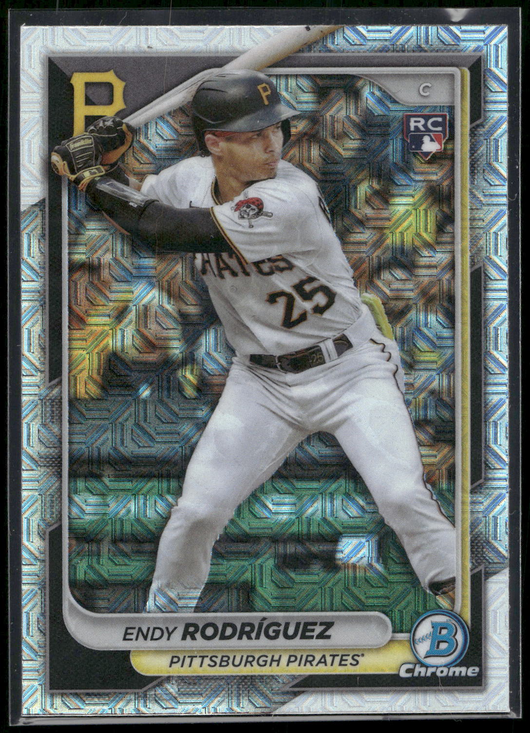 2024 Bowman #68 Endy Rodríguez Chrome Mojo Refractors