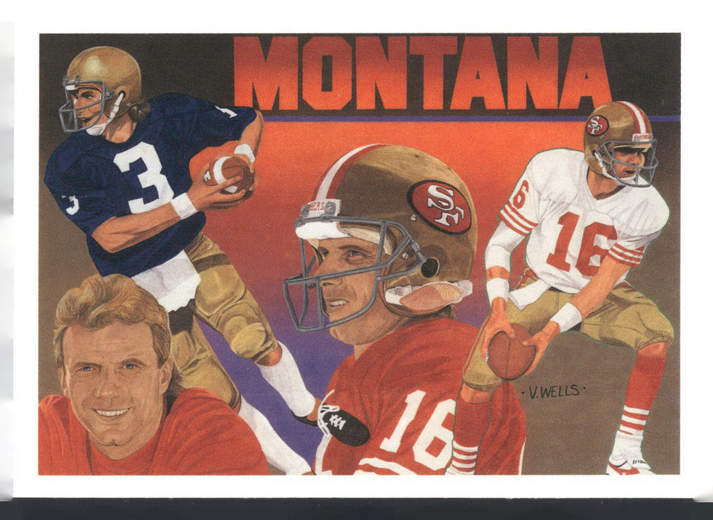 1991 Upper Deck #9 Joe Montana Football Heroes: Joe Montana