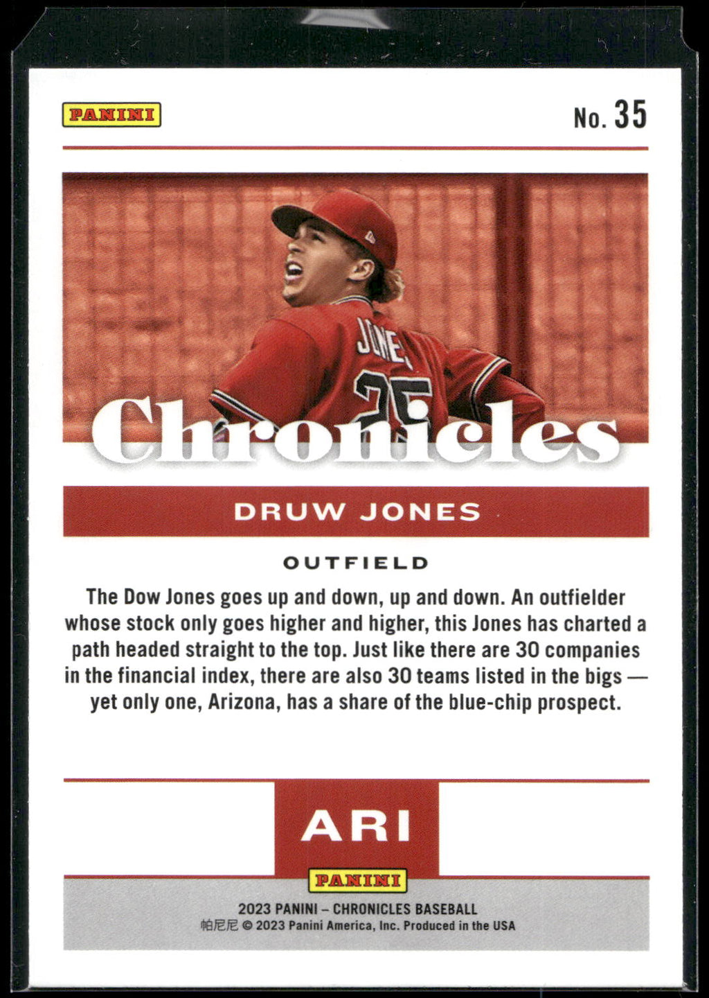 2023 Panini Chronicles #35 Druw Jones