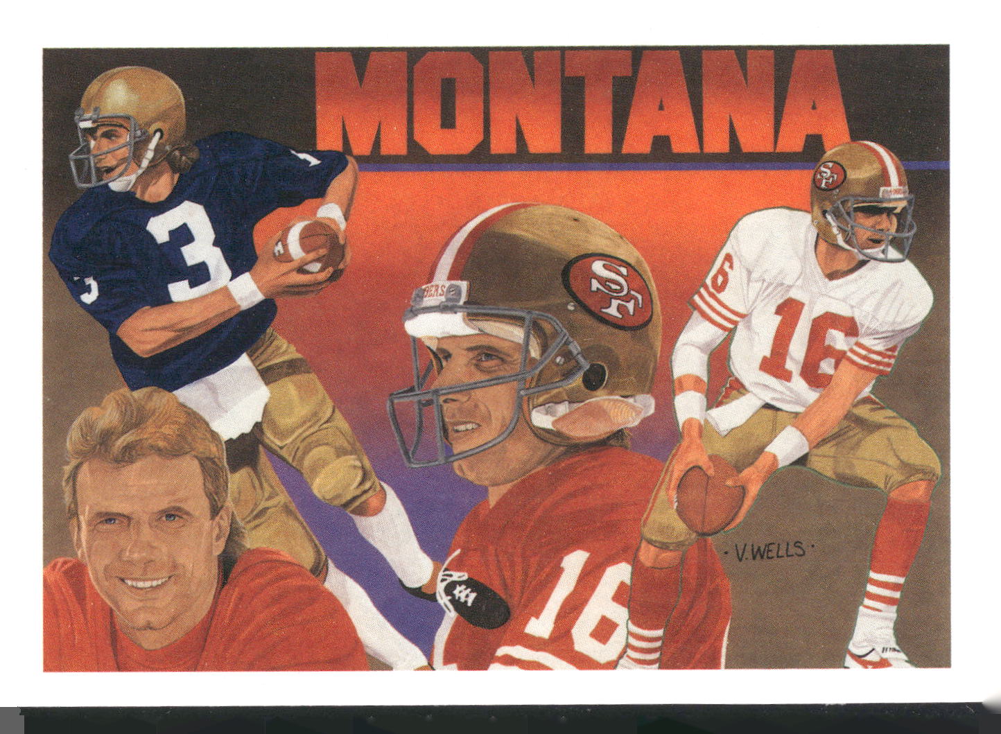 1991 Upper Deck #9 Joe Montana Football Heroes: Joe Montana