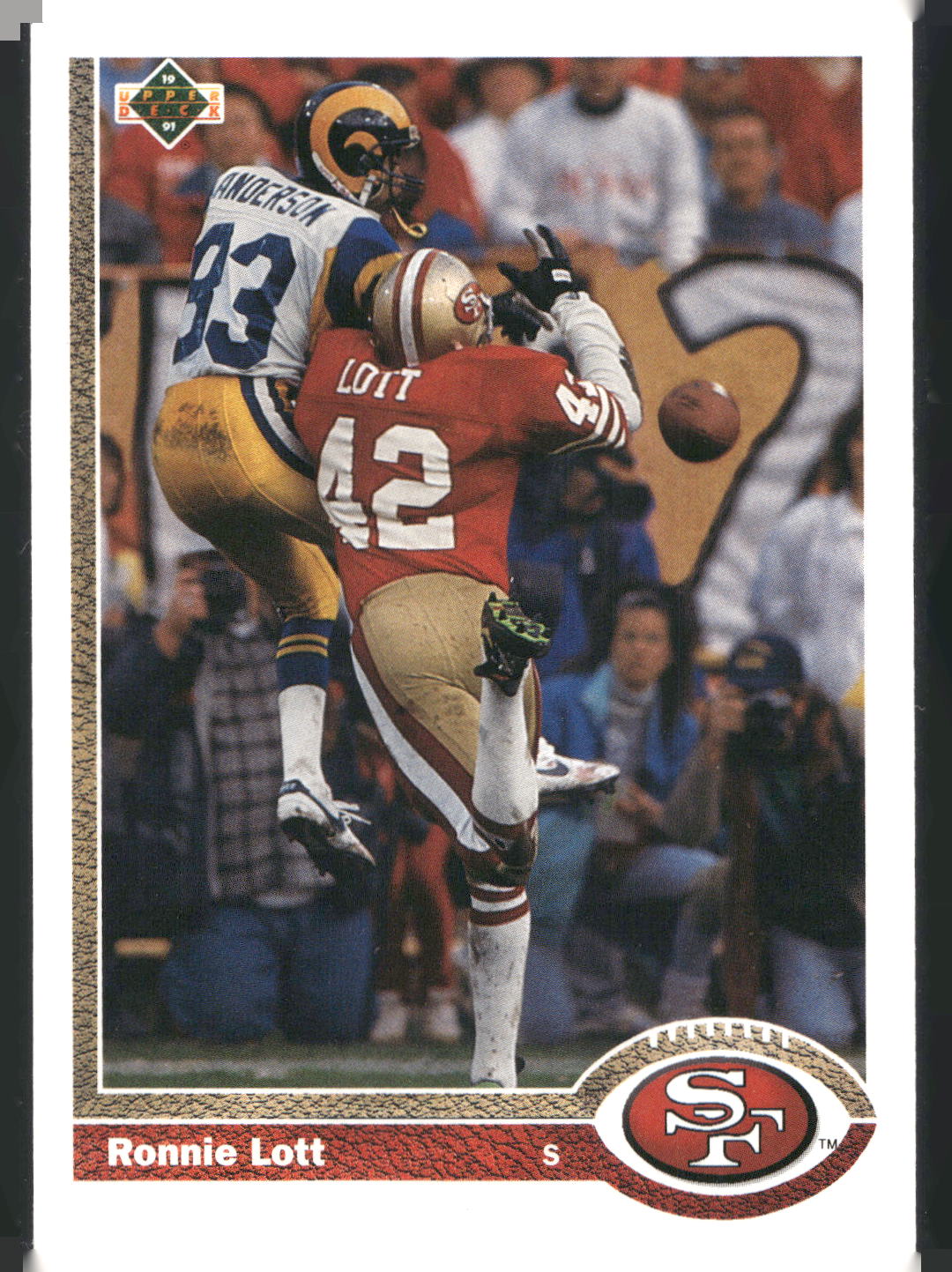 1991 Upper Deck #355 Ronnie Lott