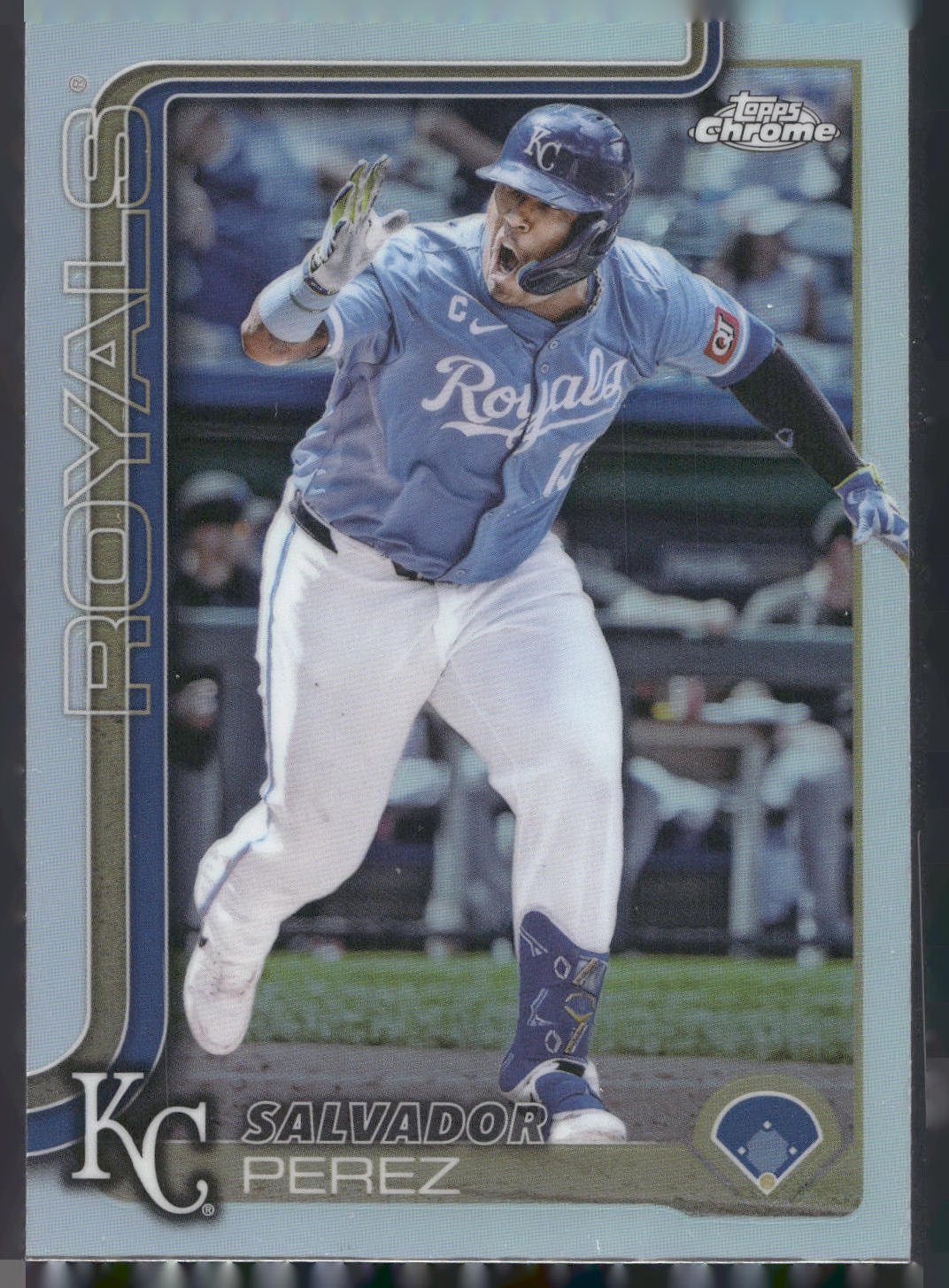 2025 Topps Chrome #114 Salvador Perez Refractors
