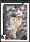 2025 Topps #283 Zebby Matthews
