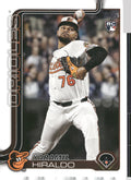 2025 Topps Update #US210 Yaramil Hiraldo