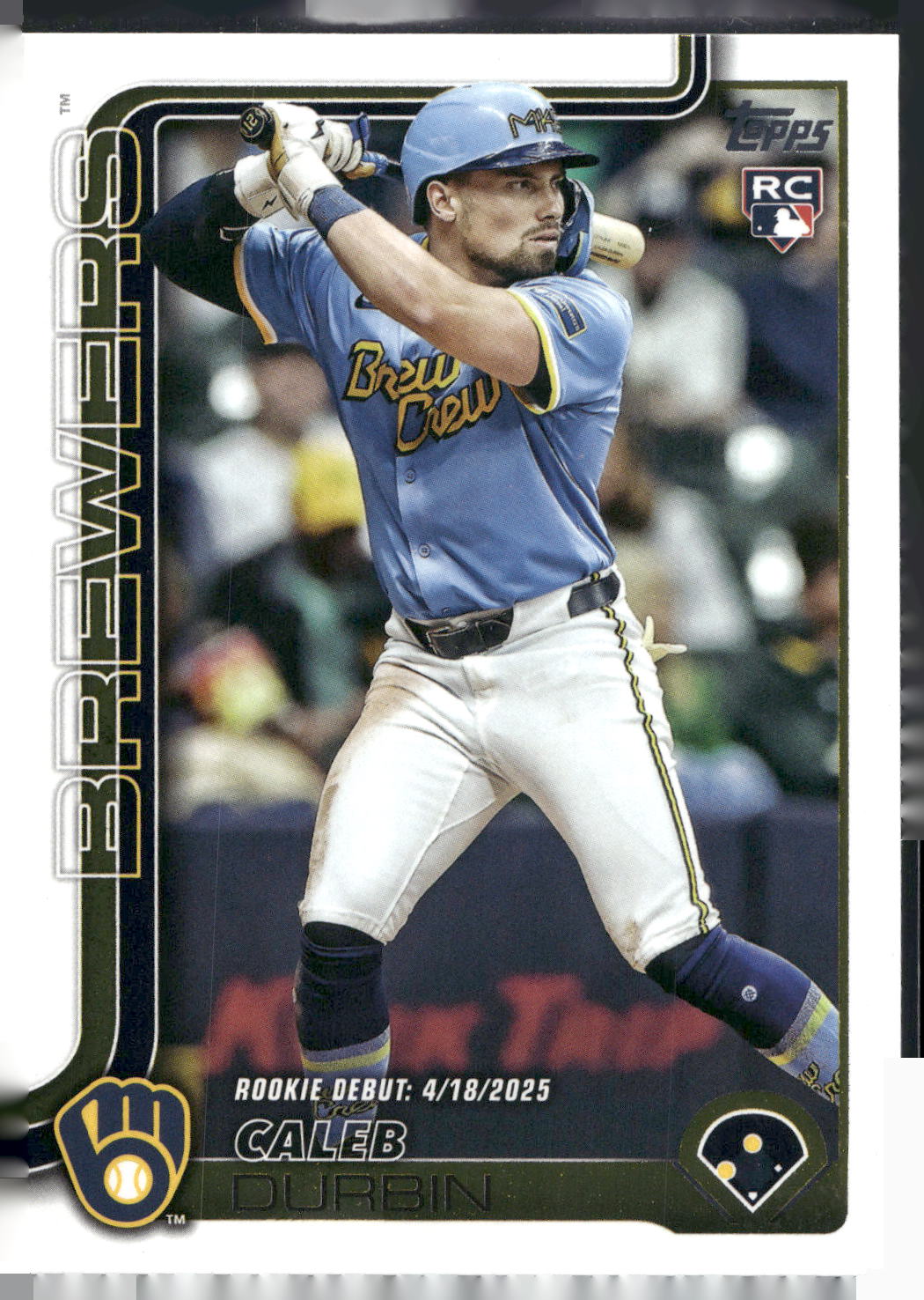 2025 Topps Update #US59 Caleb Durbin